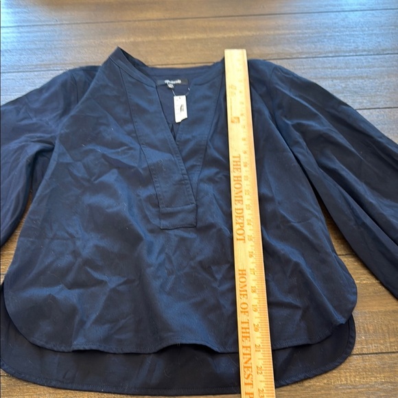 Madewell V-Neck Long-Sleeve Top Size XXS - Picture 8 of 12